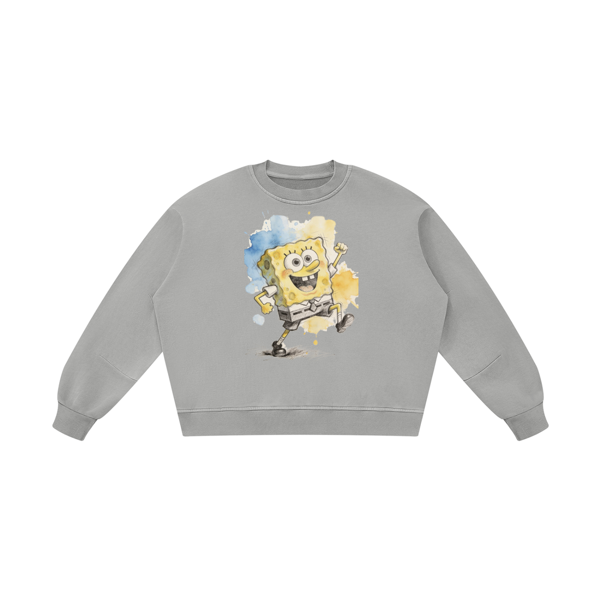 Unisex Boxy Vintage Washed Sweatshirt