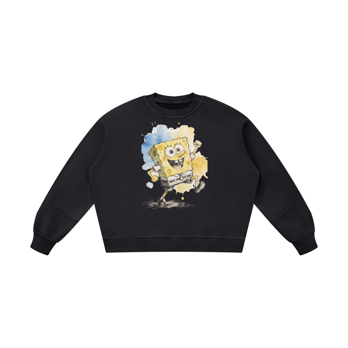 Unisex Boxy Vintage Washed Sweatshirt