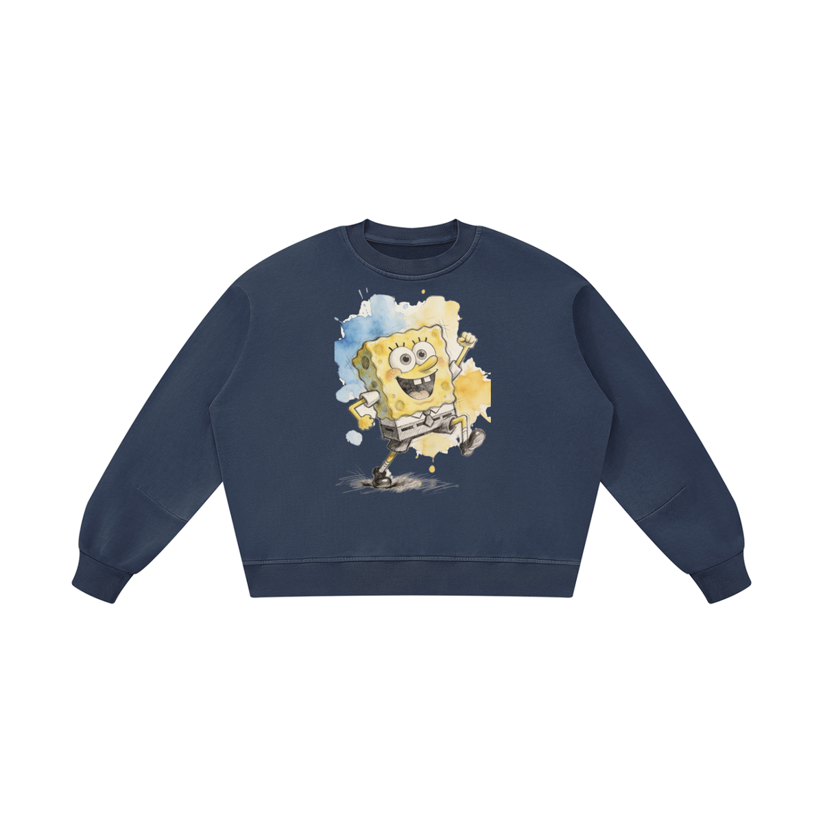 Unisex Boxy Vintage Washed Sweatshirt